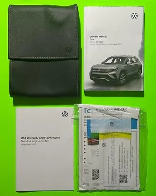2022 VW TAOS Factory Owners Manual Set & Case *OEM* • $23.75