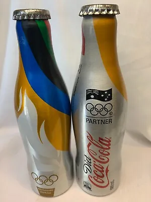 Diet Coca Cola Aluminum Bottle 250ml Olympics 2011 Australian Bottle • $19.99