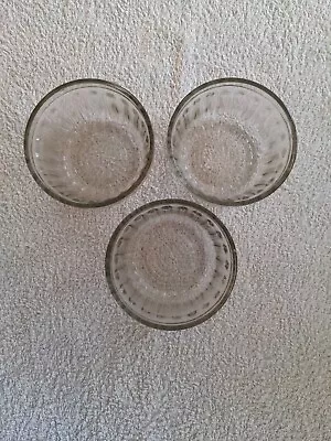 Lot Of 3 Vintage Kerr Jelly Glass Jars. No Lids.  No Cracks Or Chips  • $12