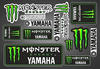 Yamaha Monster  Sticker Set X 13 Moto GP Morbidelli  R1 M1 R6 YZWRTTMT • £5.95