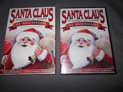 $10.99 • Buy SANTA CLAUSE IS COMING TO TOWN Rankin Bass 45th Ann DVD Sealed NEW + Slipcover