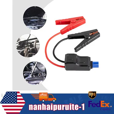 Portable Jump Starter Mini Intelligent Smart Male Jumper Cable Clamp Car Tool • $16.15