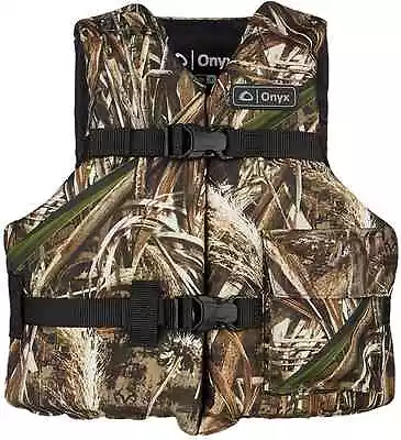 Absolute Outdoors Onyx Realtree Max-5 Camo Life Jacket Vest YOUTH & ADULT SIZES • $39.99