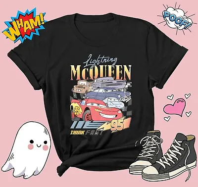 Lightning McQueen Piston Cup T-shirt T Shirt Men Women Unisex Tshirt G722 • £20.95