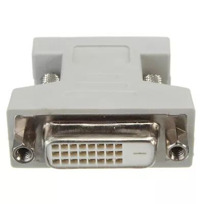 DVI-I Female Analog 24+1 To VGA Male 15-pin Connector Adapter Converter • $6.99