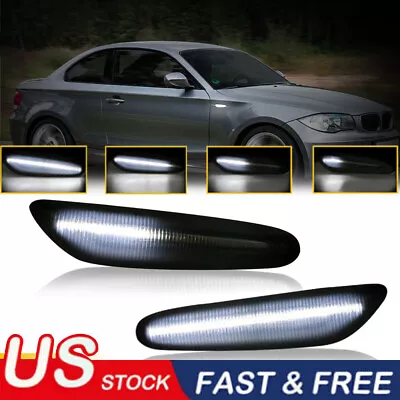 For BMW E90 E60 E82 E87 E88 Sequential LED Side Marker Blinker Turn Signal Light • $15.99