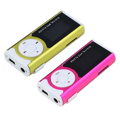 Music Player Portable Reliable Lcd Mini Usb Clip Mp3 Player Small • $9.23