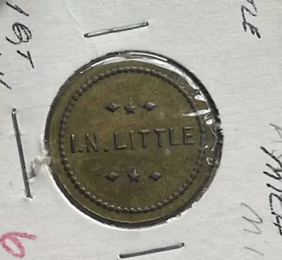 IN Little 1 Quart Of Milk Trade Token - Ashley MI • $8