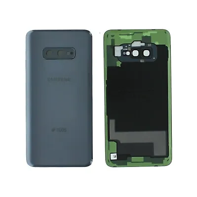 Genuine Samsung Galaxy S10E DUOS Branded Battery Cover Prism Black GH82-18492A • £29.95