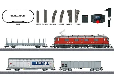 HO Trainset 29488  Swiss Freight Train With A Class Re 620  Digital Starter Set • $644.86