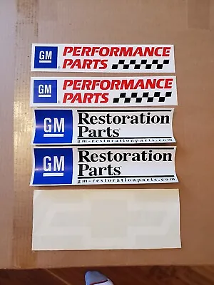 $12 • Buy GM Performance Parts Chevrolet Original Vintage Racing  Decals