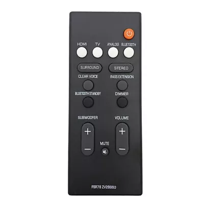 For -Yamaha FSR78 VAF7640 VAH0130 YAS-106 YAS-207 ATS-1060 Remote Control Speake • $13.57