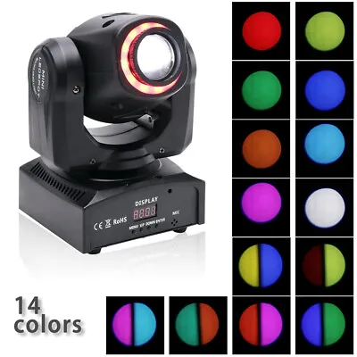 120W LED Moving Head Light RGB Gobo Beam Spot Stage Lighting DJ Disco DMX • $80.99