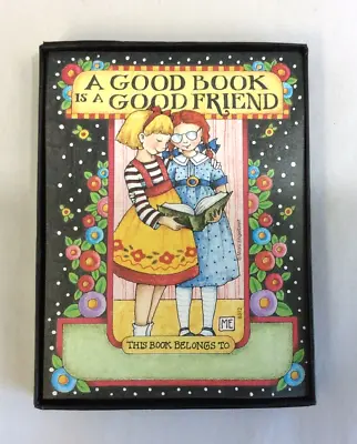 Vintage Antioch Bookplates Box 30 Labels Mary Engelbreit A Good Book Good Friend • $19.95