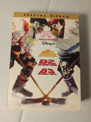 The Mighty Ducks DVD Box Set (DVD 2002) Includes All Original Inserts • $10.46