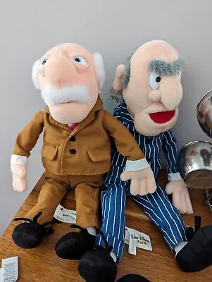 MUPPET VISION 3D STATLER & WALDORF Plush Doll Set EUC Disney Henson • $175