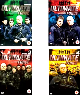 Ultimate Force: Series 1-4 (DVD 8 Discs) NEW • £55.09