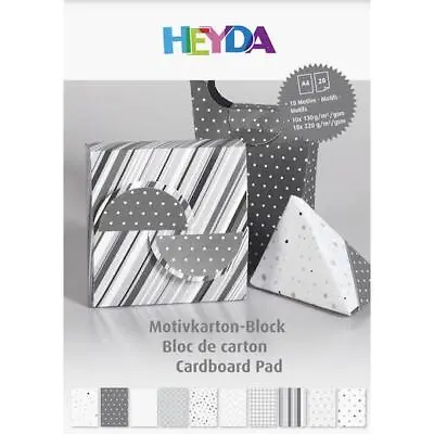 Heyda A4 Mixed Patterned Papers & Card Pad 20pcs • £5.49