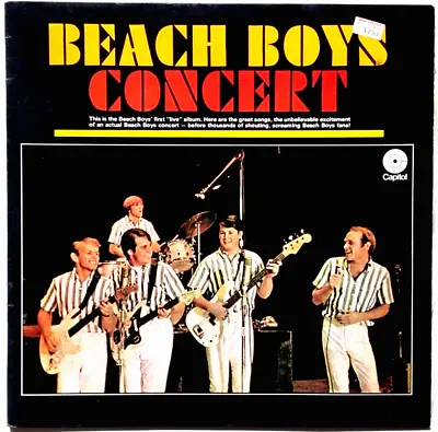 The Beach Boys Concert -Australian Live Recording   Capitol  Vinyl Pressing LP • $53