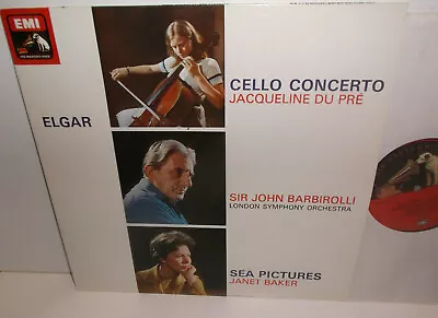 ASD 655 Elgar Cello Concerto Jacqueline Du Pre Lge Dog • £12.99