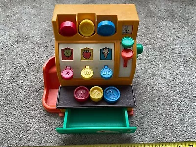 1974 Vintage Fisher Price Cash Register #926 With Coins And Working Bell • $24.98