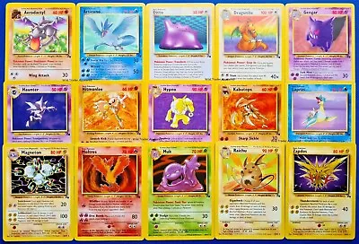 Pokemon Fossil Set Non Holo Rare Vintage Cards Original 1999 WOTC • £3.49