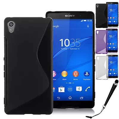 $5.99 • Buy S Curve Gel Jelly Cover Case Sony Xperia Z5 / Z5 Compact / Z5 Premium + Stylus