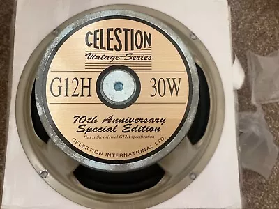 Celestion G12H 70th Anniversary  Special Edition 12  16 Ohm Guitar Speaker • £70