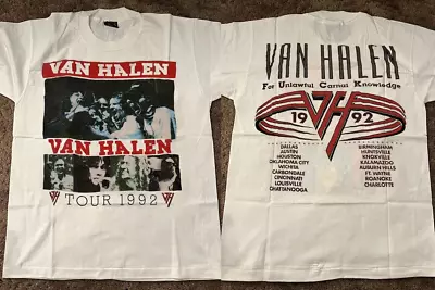 Vintage Van Halen Music Tour 1992 T-Shirt Unisex Gift For Fans S-3XL • $19.99