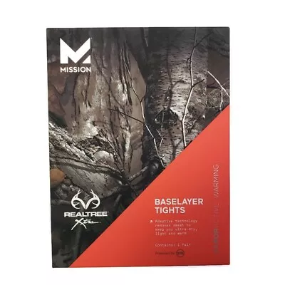 Mission Active Men’s Size S XXL XXXL Realtree Xtra Baselayer Tights Vapor Active • $11.28