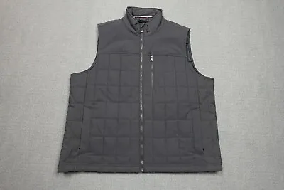 Orvis Vest Mens XL Gray Quilted Puffer Bubble Lined Winter Warm Outdoors Fishing • $35.98