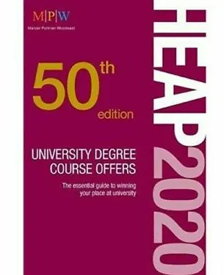 HEAP 2020: University Degree Course Offers By Brian Heap - Brand New  • £15.85