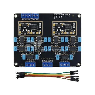 PCM1794A DAC Decoder Board Balanced HiFi Parallel Board 24Bit 192KHz Finished • £49.36