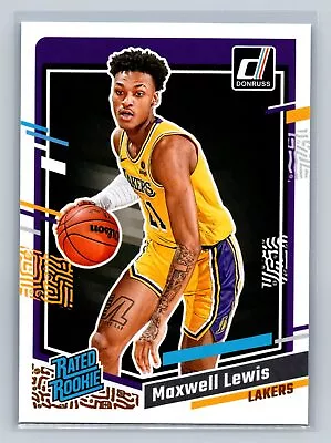 2023-24 Donruss Basketball #235 Maxwell Lewis RC Rated Rookie L.A Lakers • $1.49