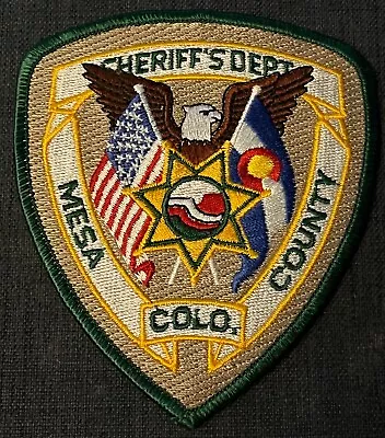 Colorado CO Mesa County Sheriff's Dept Shoulder Patch Pre-owned Unused Version 1 • $6.95