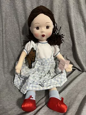 2008 Madame Alexander Dorothy Wizard Of Oz Cloth Doll Ruby Slippers*Toto* • $59.99