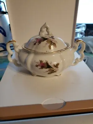 Moss Rose China Sugar Bowl Made In Japan • $19.50