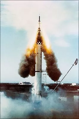 Poster Many Sizes; Escape Rocket Of Mercury Redstone 1 Space Program 1960 • $160.11