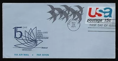 #UC44 15c Birds In Flight Fleetwood FDC **ANY 5=FREE SHIPPING** • $1.25