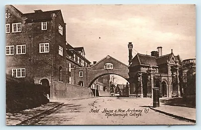 Postcard Marlborough College Field House New Archway  Unposted 5891 • £6