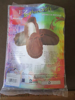 Moccasin Kit EZ Leathercraft Tandy Leather Factory Size Youth 2/3 2009. • $10