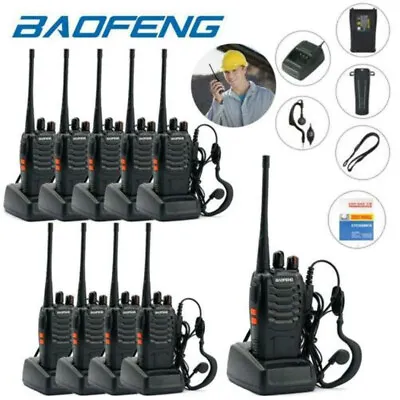 Baofeng BF-888S Walkie Talkie 400-470MHz Two-way Radio 1500mAh Long Range Lot UK • £58.99