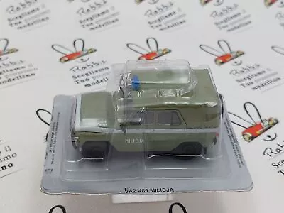 Die Cast   Uaz 469 Milicja   Car Of The 'Est Scale 1/43 • $16.88