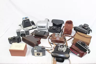 F X14 Vintage Film Cameras Inc Kodak Yashica Autofocus Agfa Karat Korvette • £22.11