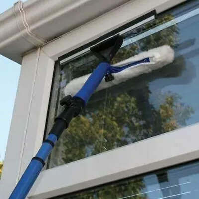 £15.99 • Buy 3.5m Telescopic Window Cleaner Kit Window Cleaning Equipment Squeegee Soft Head