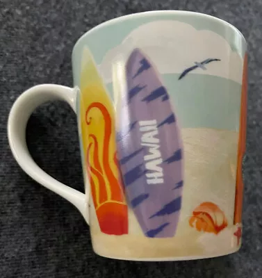 $11 • Buy Starbucks 2010 Hawaii Surfboard Beach Shark Turtle Mug Bone China