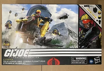 G.I. JOE Classified Python Tele-Viper & Cobra Flight Pod (Trubble Bubble) #98 GI • $41.88