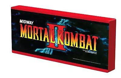 Mortal Kombat II Light Up Wall Mounted Marquee (24in X 10in) • $133.75