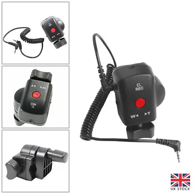 1x Wired Camcorder Zoom Remote Controller For Canon Sony Lanc Camera 2.5mm Black • £19.99