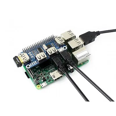 Waveshare 4 Port USB HUB HAT For Raspberry Pi 3B 2B B+ Zero/ Zero W USB To UART • $20.85